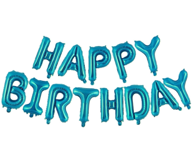 بالون احرف Happy Birthday