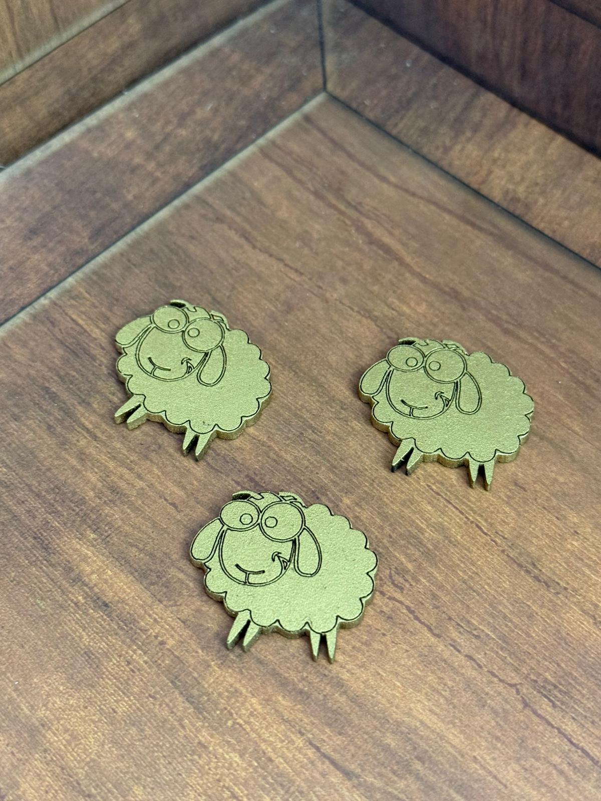 خشبة شكل الخاروف للتوزيعات والشوكلاتة لعيد الأضحى