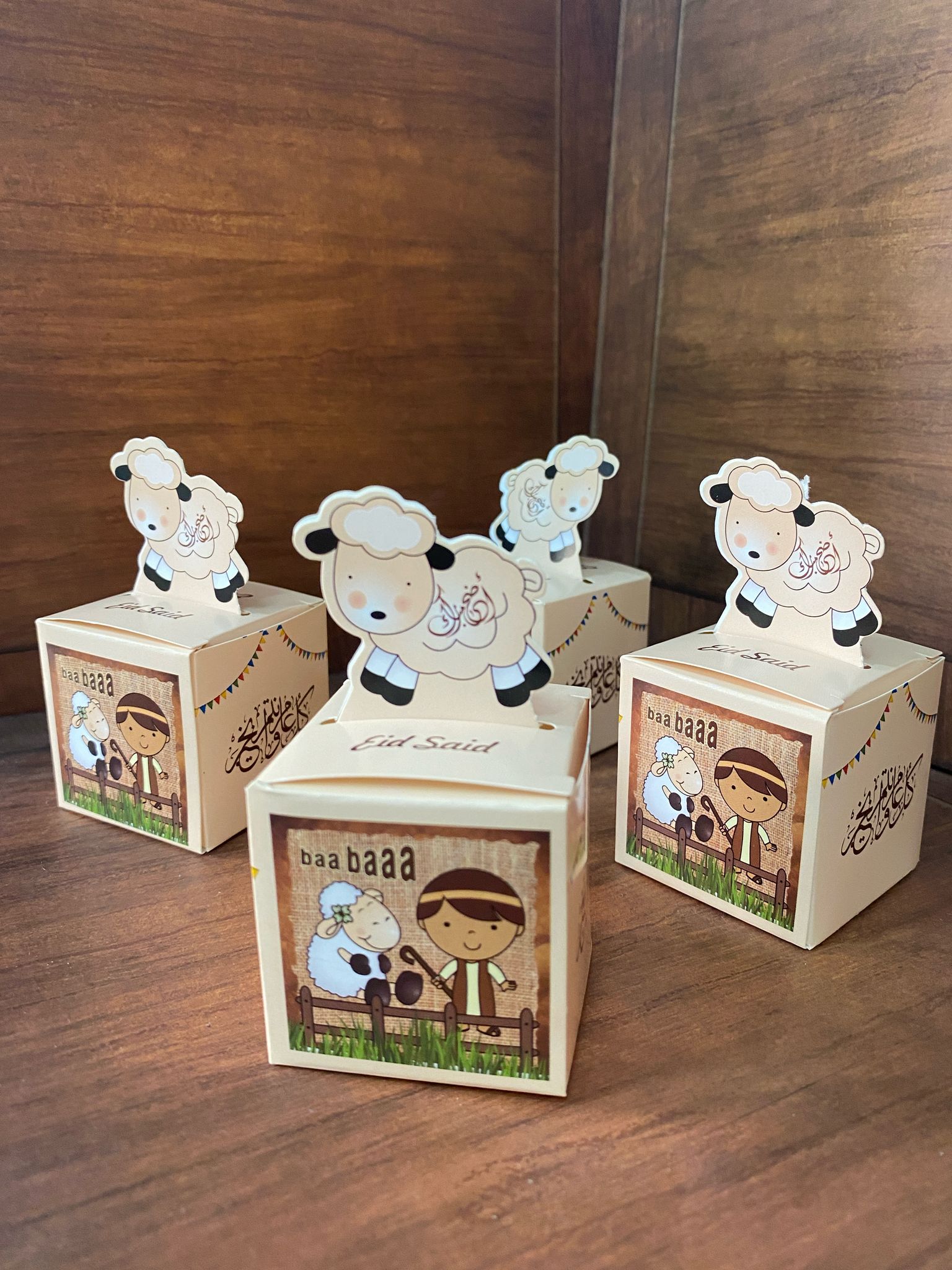 توزيعات كرتون للعيد (العدد 50 ) صغير خروف