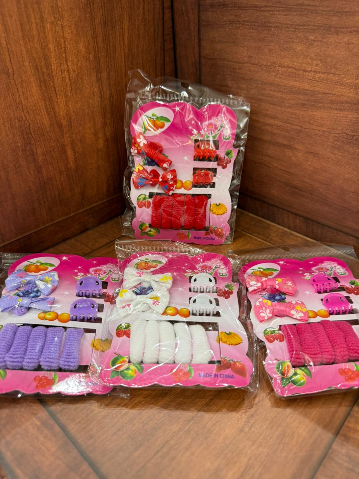 مجموعة ربطات الشعر مع تغليف