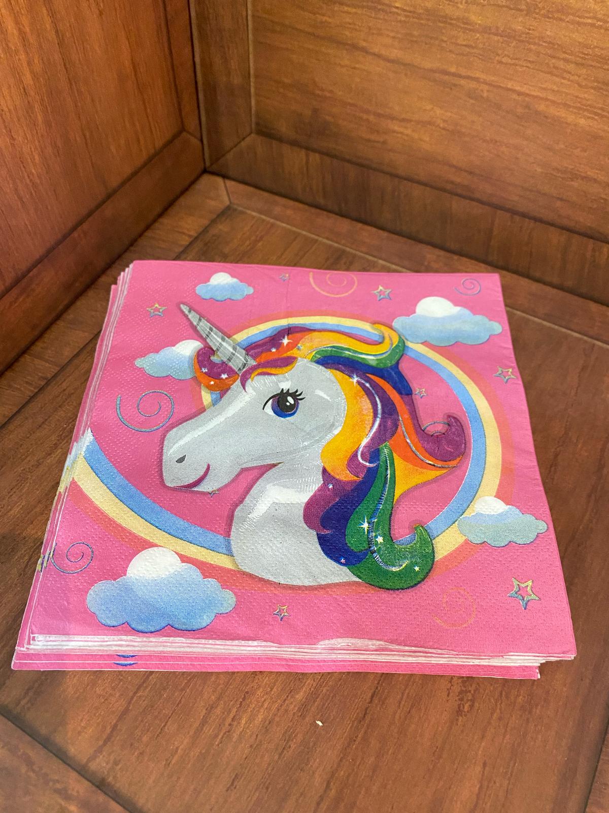 محارم يونكورن يحتوي ع 20 قطعة