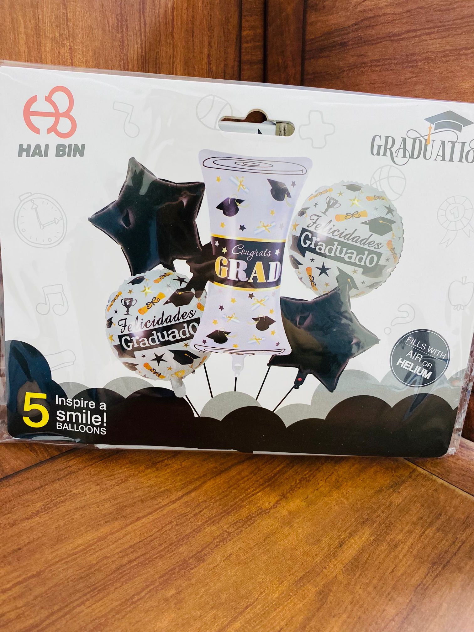 بالونات التخرج 5 قطع