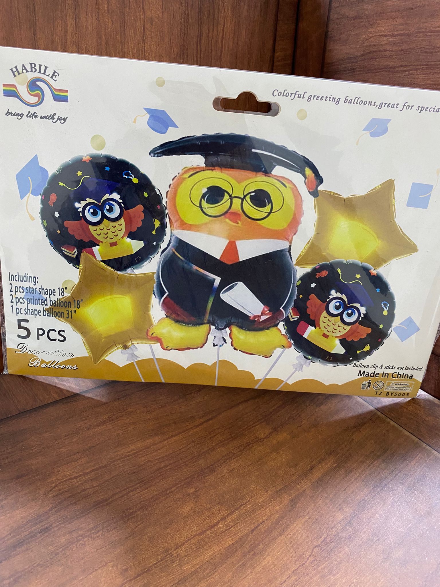 بالونات التخرج 5 قطع