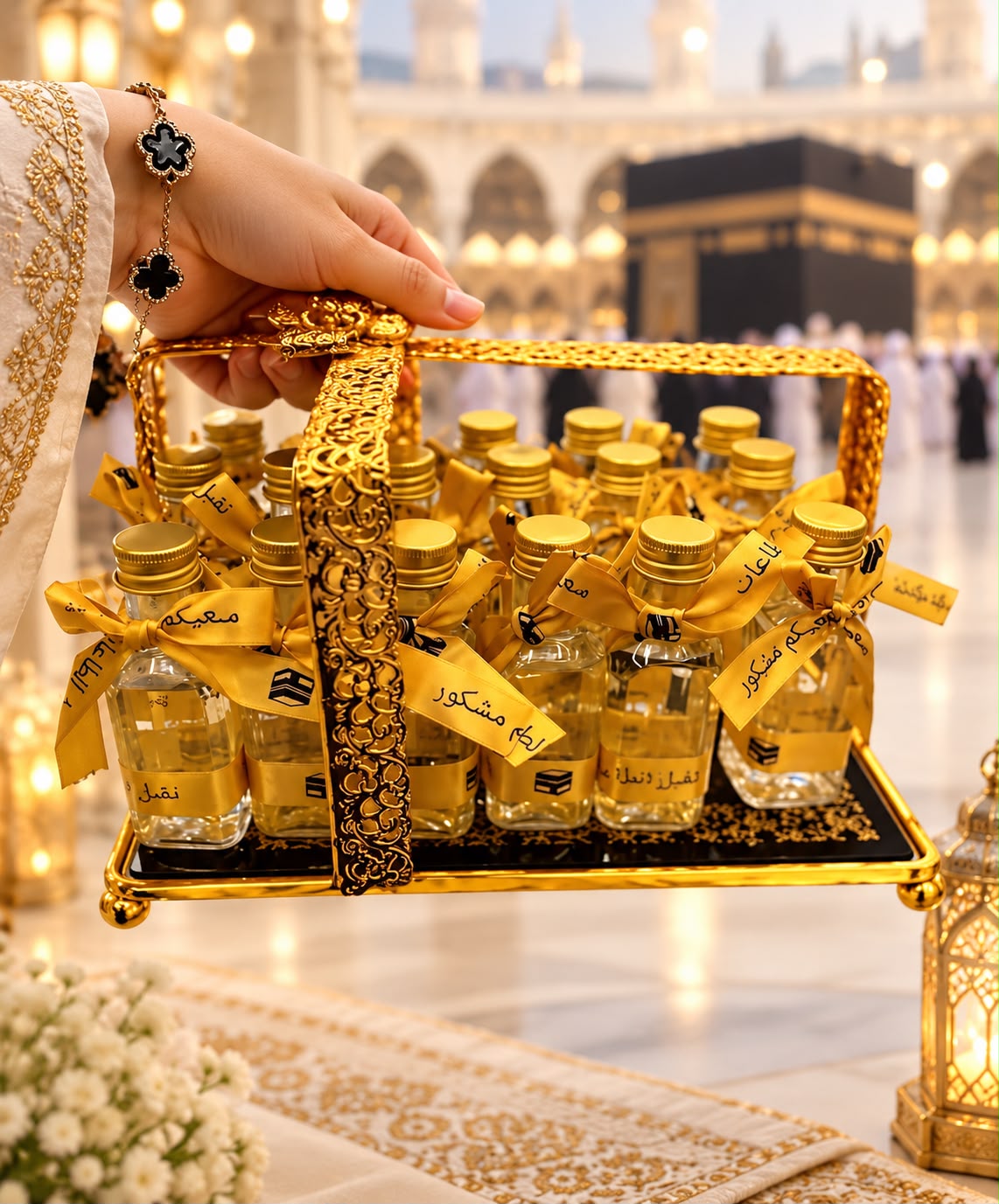 قناني ماء زمزم (الدزينة تحتوي 12 قطعة)
