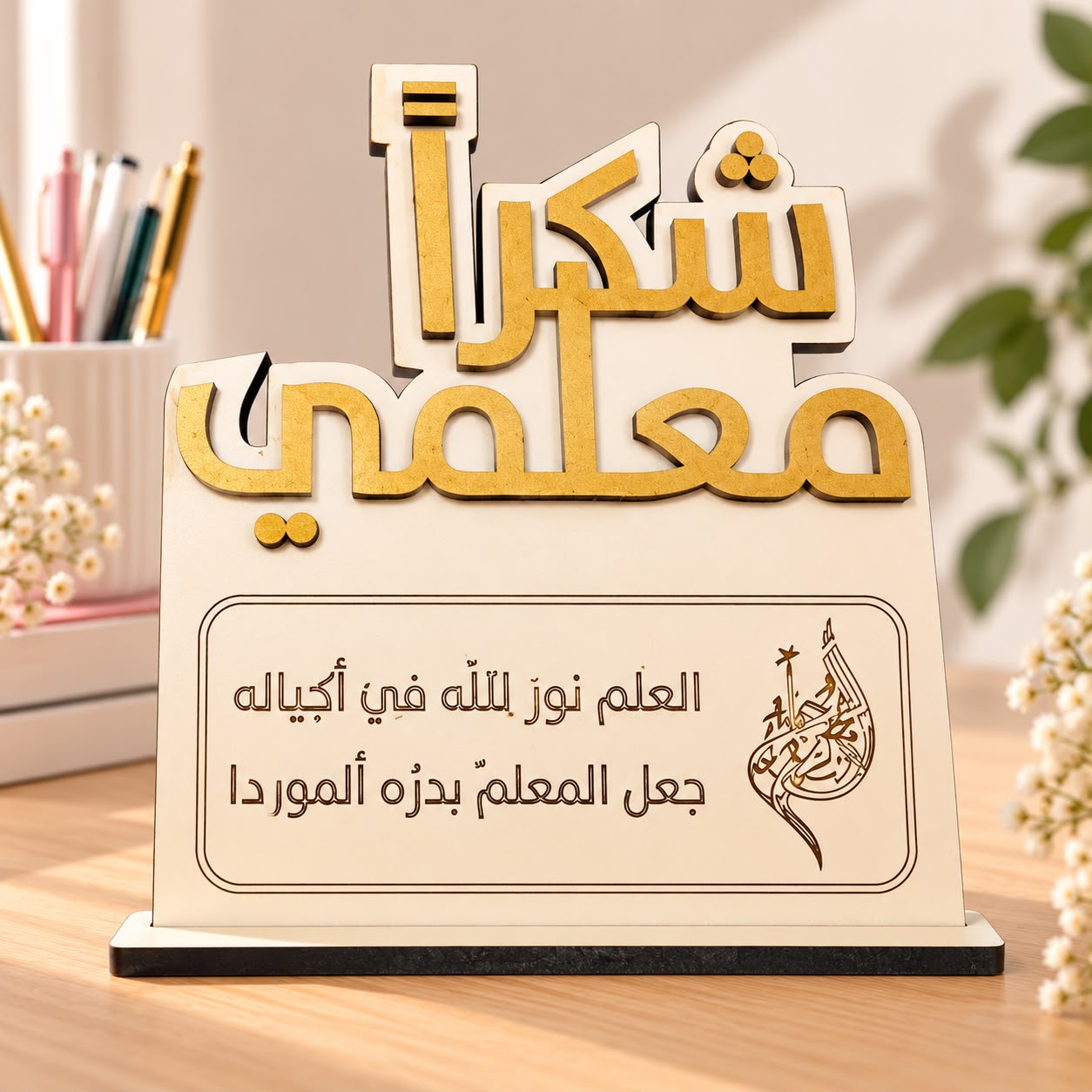 ستاند للمعلم خشب حجم كبير