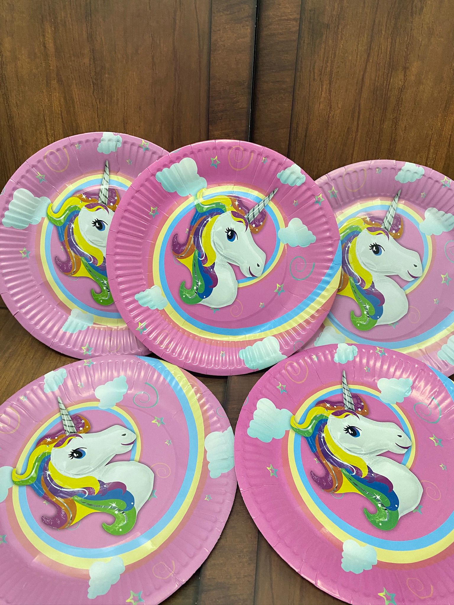 صحون يونيكورن يحتوي ع 10 صحون