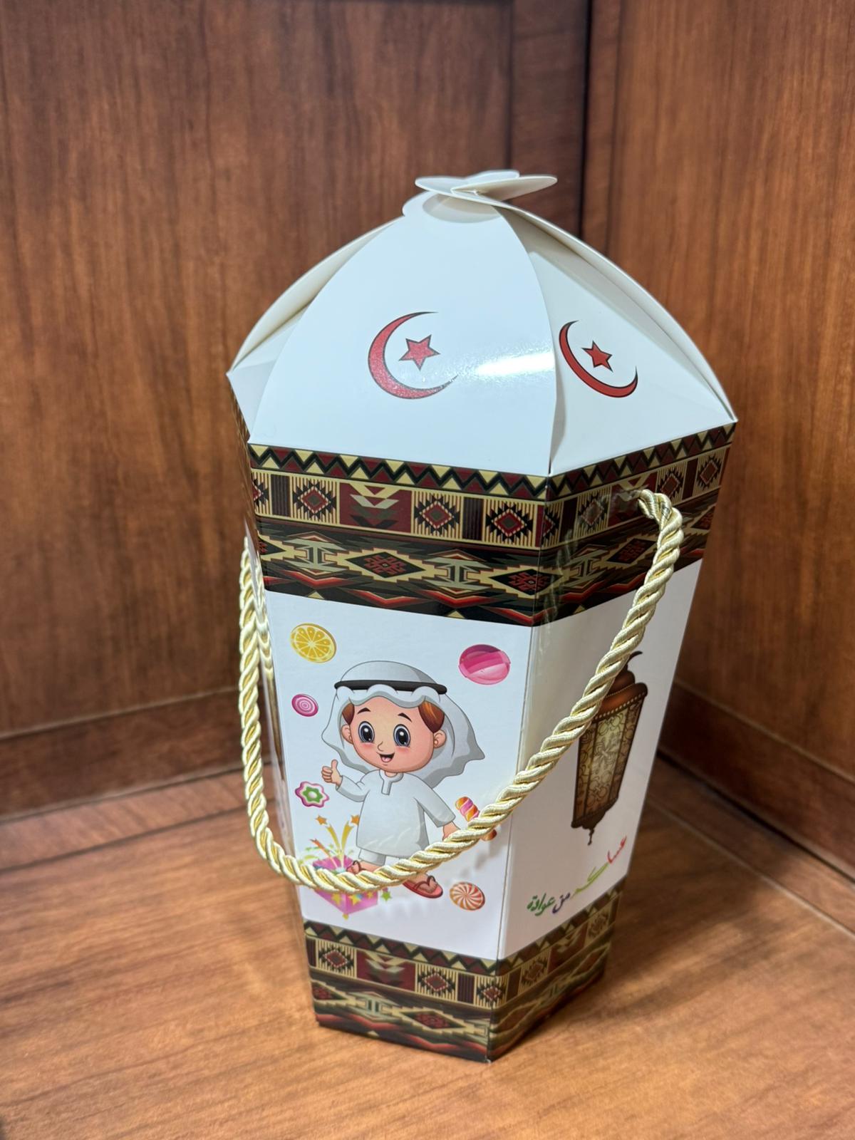 توزيعات كرتون سداسي حجم كبير (شكل ولد)