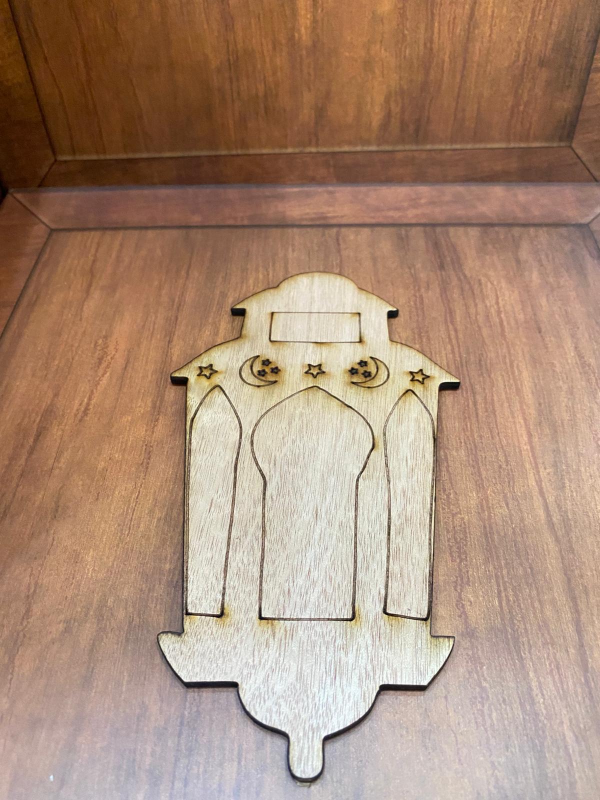 خشبة فانوس للتلاوين حجم كبير لرمضان