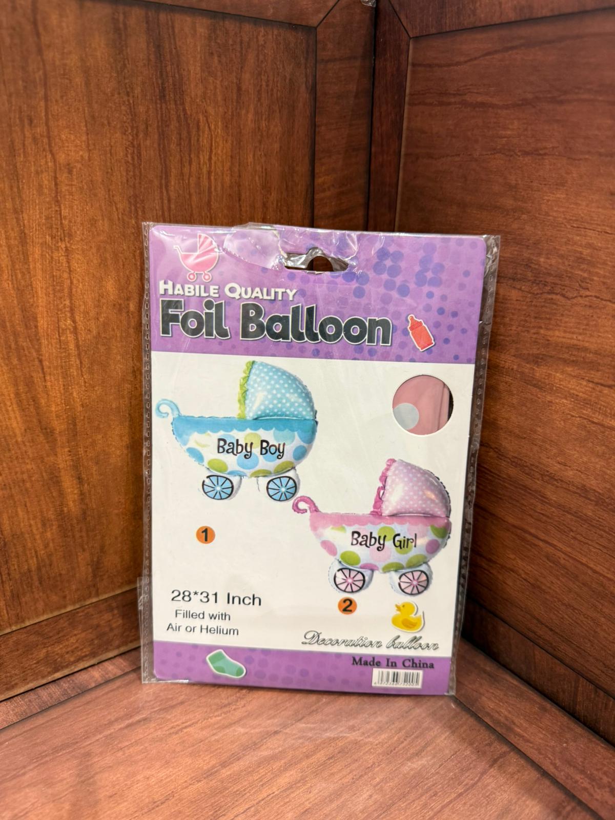 مجسم بالون شكل العرباي لبنت