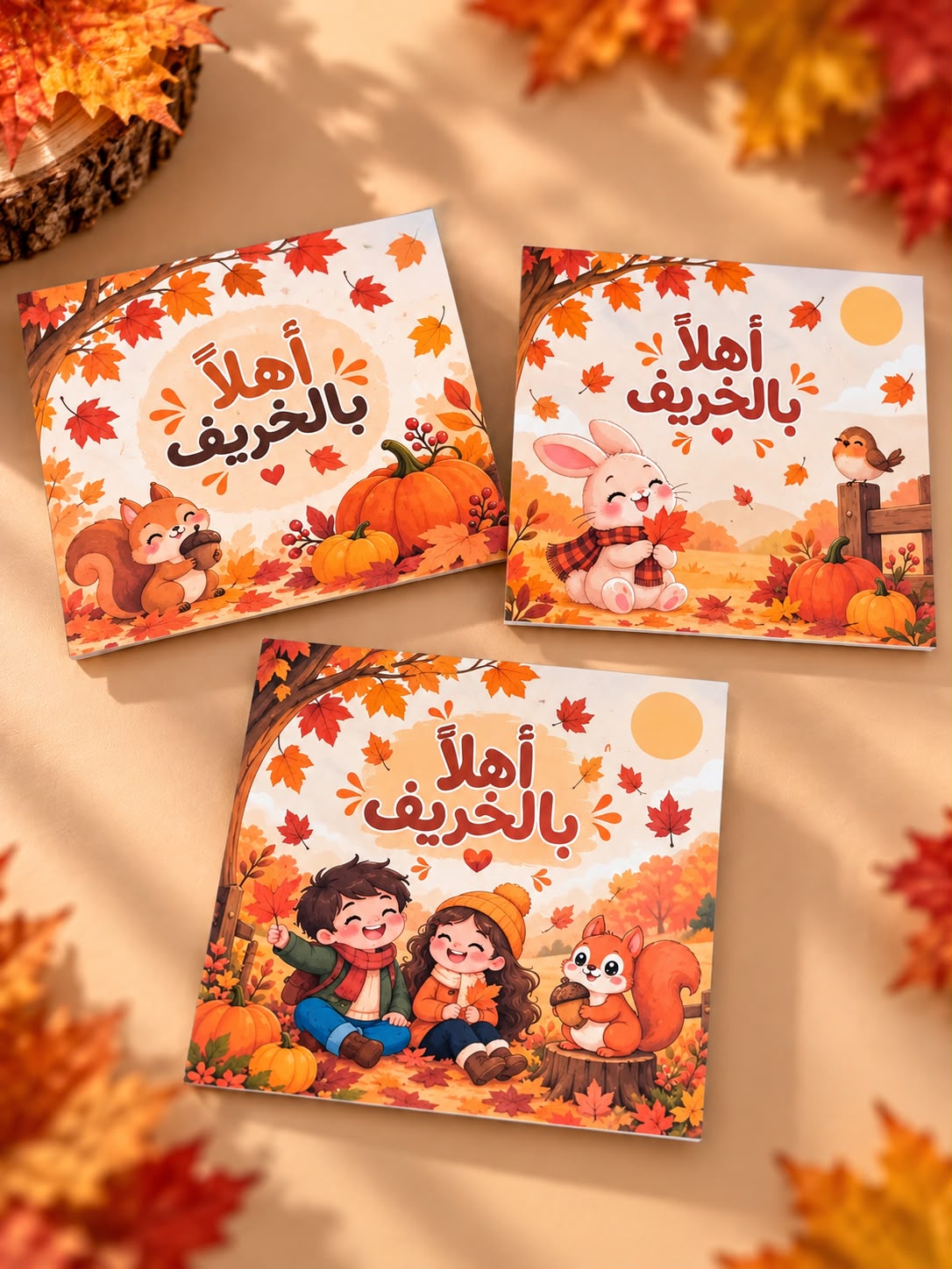 بطاقات للخريف