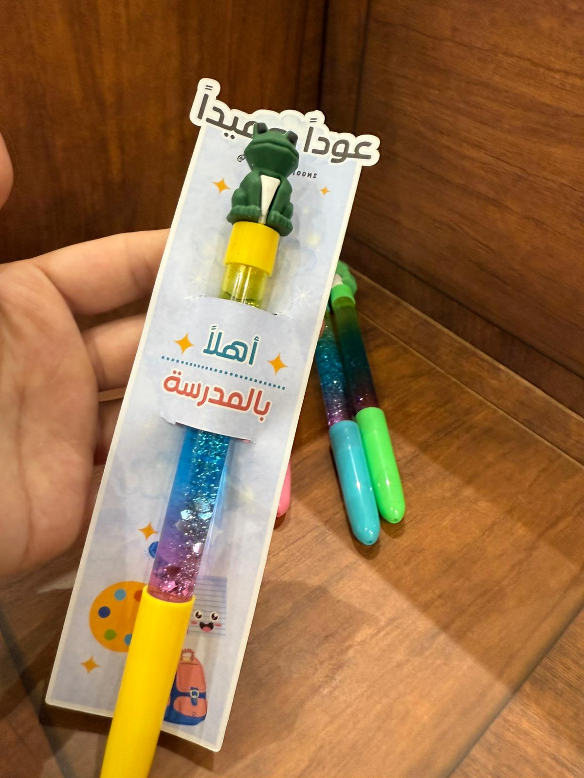 تشكيلة أقلام حبر ديزني مع بطاقة