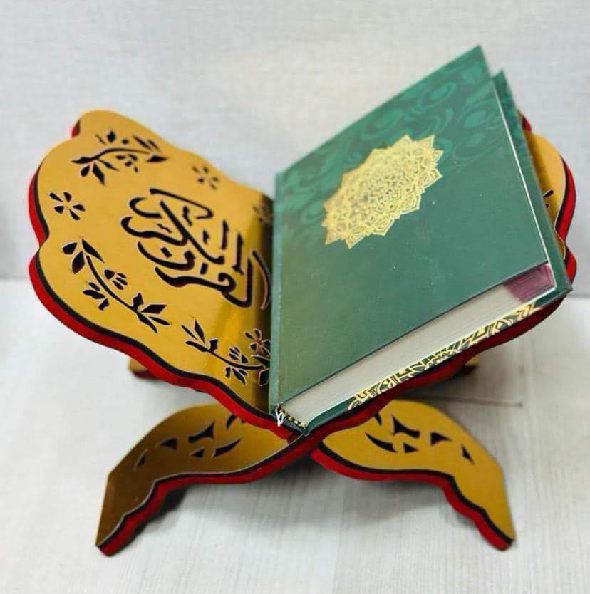 ستاند القرآن حجم صغير اكريلك مع خشب